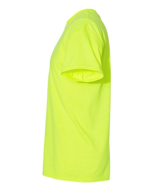 Gildan 5000 Safety Green — direct side