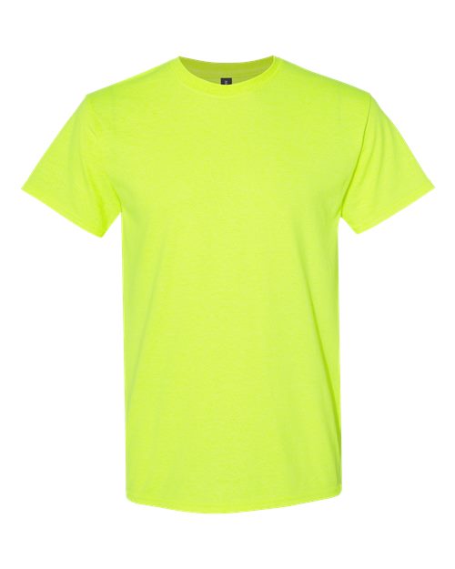 Gildan 5000 Safety Green — front