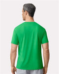 Gildan 42000 Irish Green — on model back