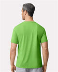 Gildan 42000 Lime — on model back