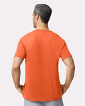 Gildan 42000 Orange — on model back