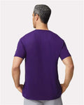 Gildan 42000 Purple — on model back