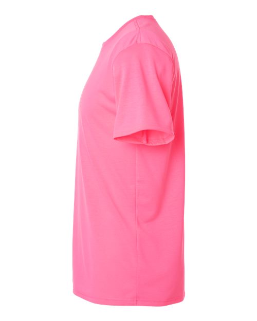 Gildan 42000 Safety Pink — direct side