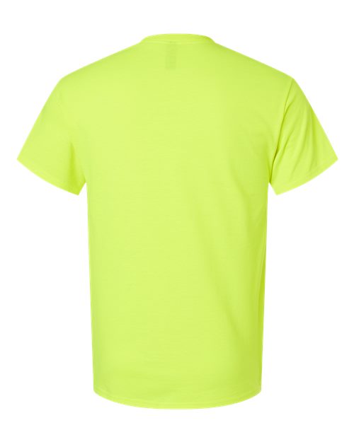 Gildan 2000T Safety Green — back
