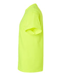 Gildan 2000T Safety Green — direct side