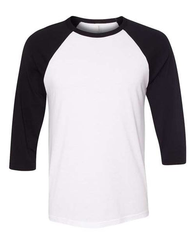 BELLA + CANVAS 3200 White/ Black — front