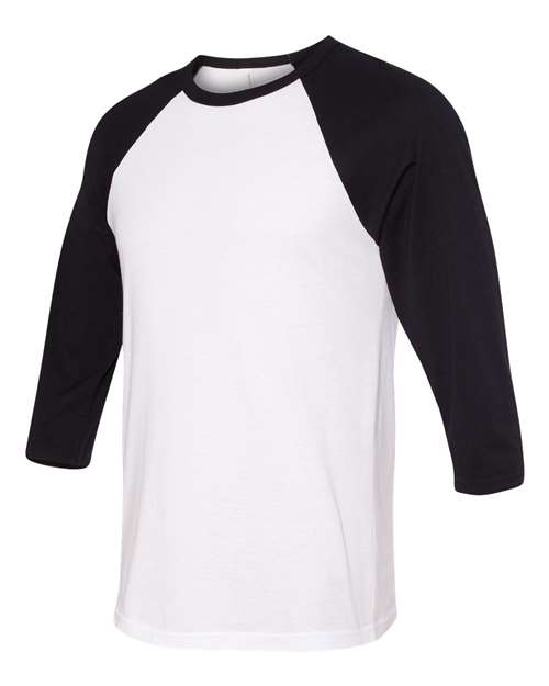 BELLA + CANVAS 3200 White/ Black — side