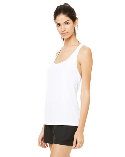 Women's Performance Racerback Tank - White