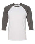 BELLA + CANVAS 3200 White/ Asphalt — front
