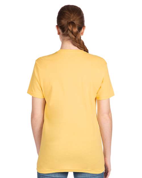 Next Level 3600 Banana Cream — on model back