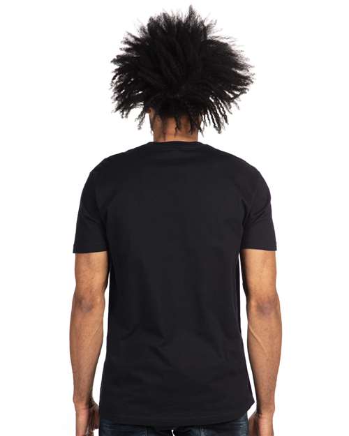 Next Level 3600 Black — on model back