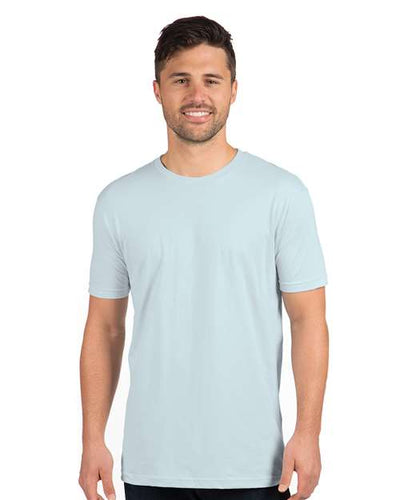 Next Level 3600 Light Blue — on model front