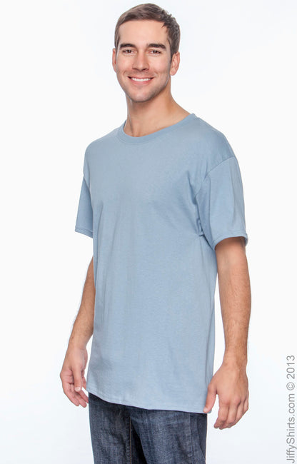50/50 Ecosmart® Short Sleeve Tee - Stonewashed Blue
