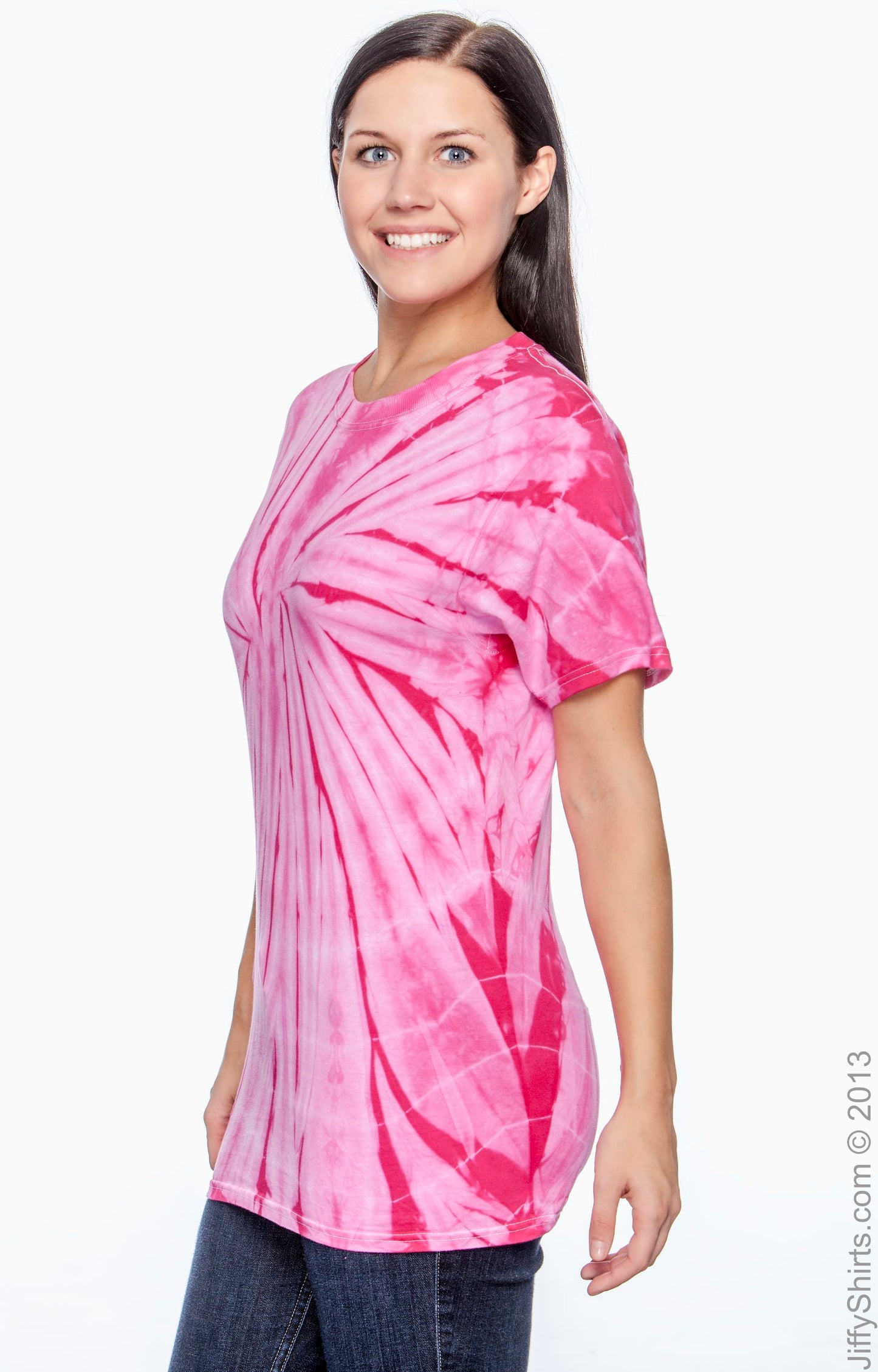 Unisex 100% Cotton Spider T-Shirt - Spider Pink