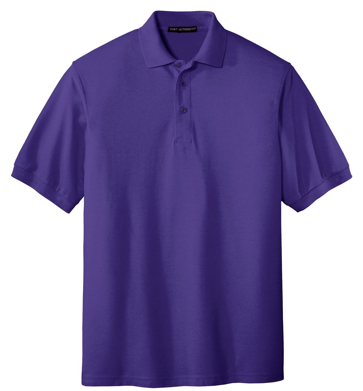 Unisex Silk Touch Polo - Purple