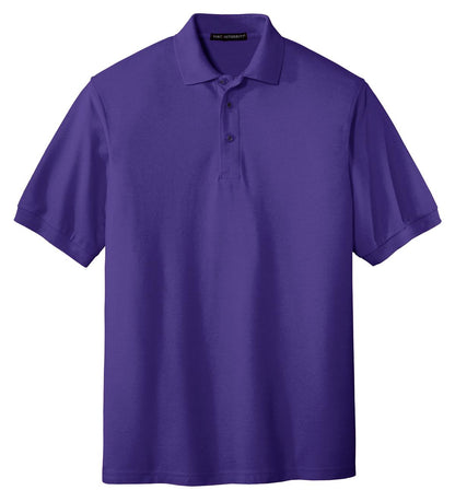 Unisex Silk Touch Polo - Purple