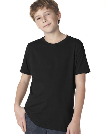 Youth Cotton Crew - Black