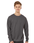 Unisex Fleece Crew - Heather Charcoal