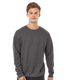 Tultex 0340TC - Unisex Fleece Crew - Heather Charcoal