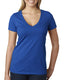 Next Level 6640 - Women's CVC Deep V - Royal