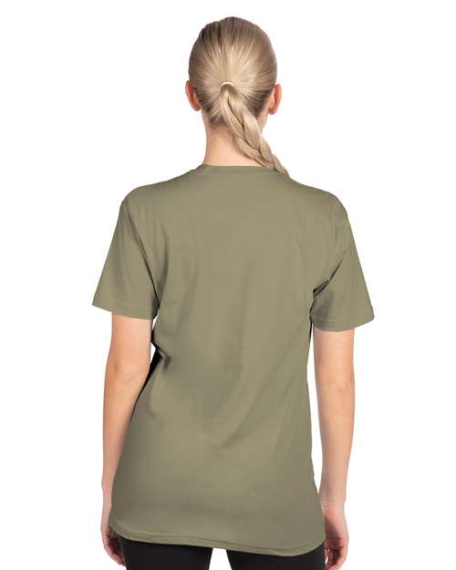 Next Level 3600 Light Olive — on model back