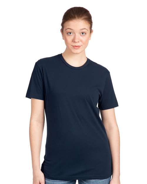 Next Level 3600 Midnight Navy — on model front