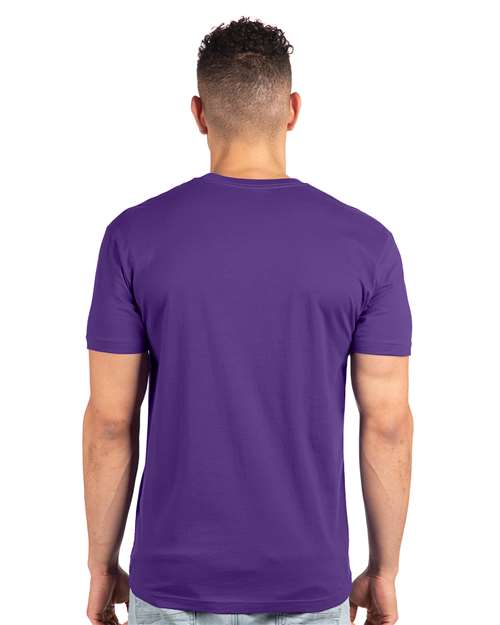 Next Level 3600 Purple Rush — on model back