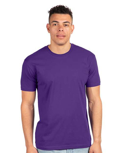 Next Level 3600 Purple Rush — on model front