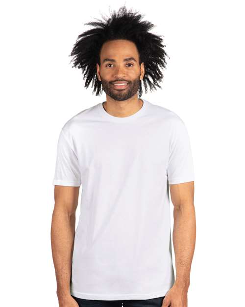 Next Level 3600 White — on model front