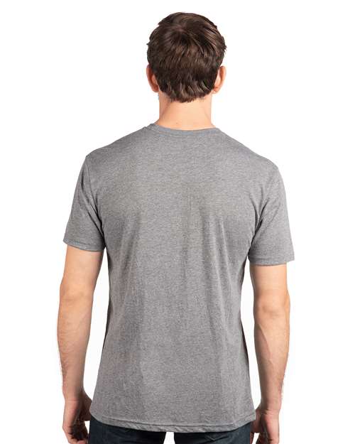 Next Level 6010 Premium Heather — on model back