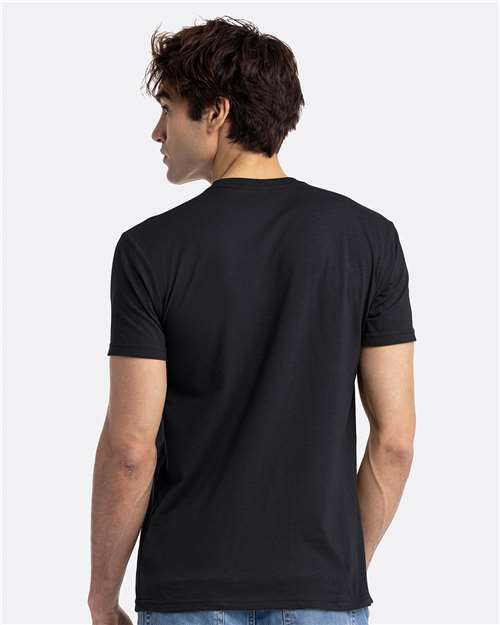 Next Level 6210 Black — on model back
