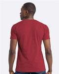 Next Level 6210 Cardinal — on model back