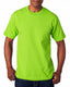 Bayside BA7100 - Unisex 100% Cotton Pocket T-Shirt - Lime Green