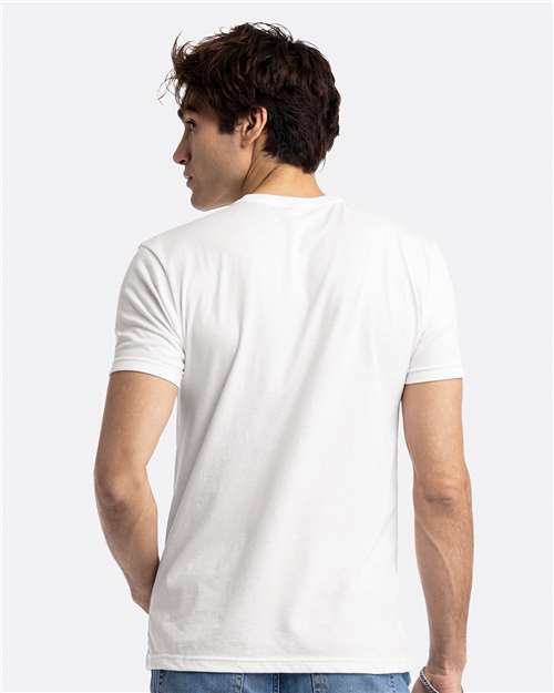 Next Level 6210 White — on model back