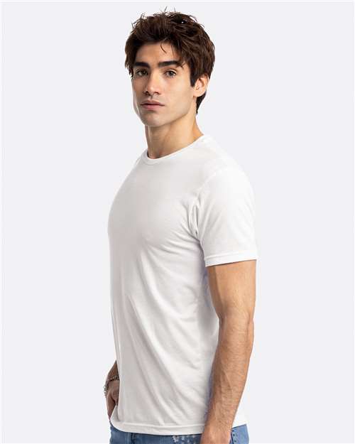 Next Level 6210 White — on model side