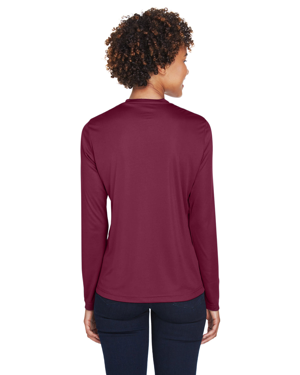 Women's Zone Performance Long-Sleeve T-Shirt - Sport Maroon