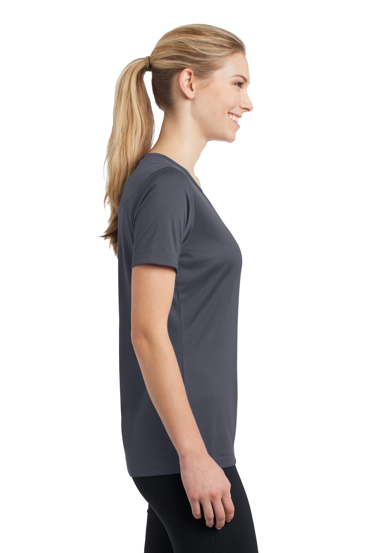 Women's PosiCharge Competitor V-Neck Tee - Iron Gray