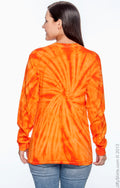 Unisex 100% Cotton Long-Sleeve T-Shirt - Spider Orange