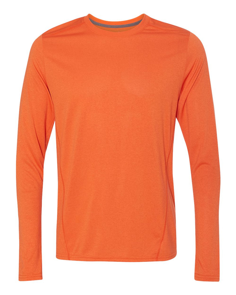 Unisex Performance®  Long-Sleeve Tech T-Shirt - Marbled Orange