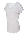 Next Level 6760 Heather White — side