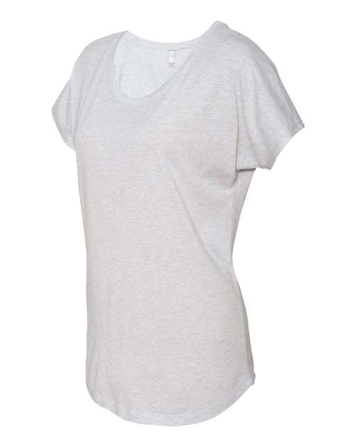 Next Level 6760 Heather White — side