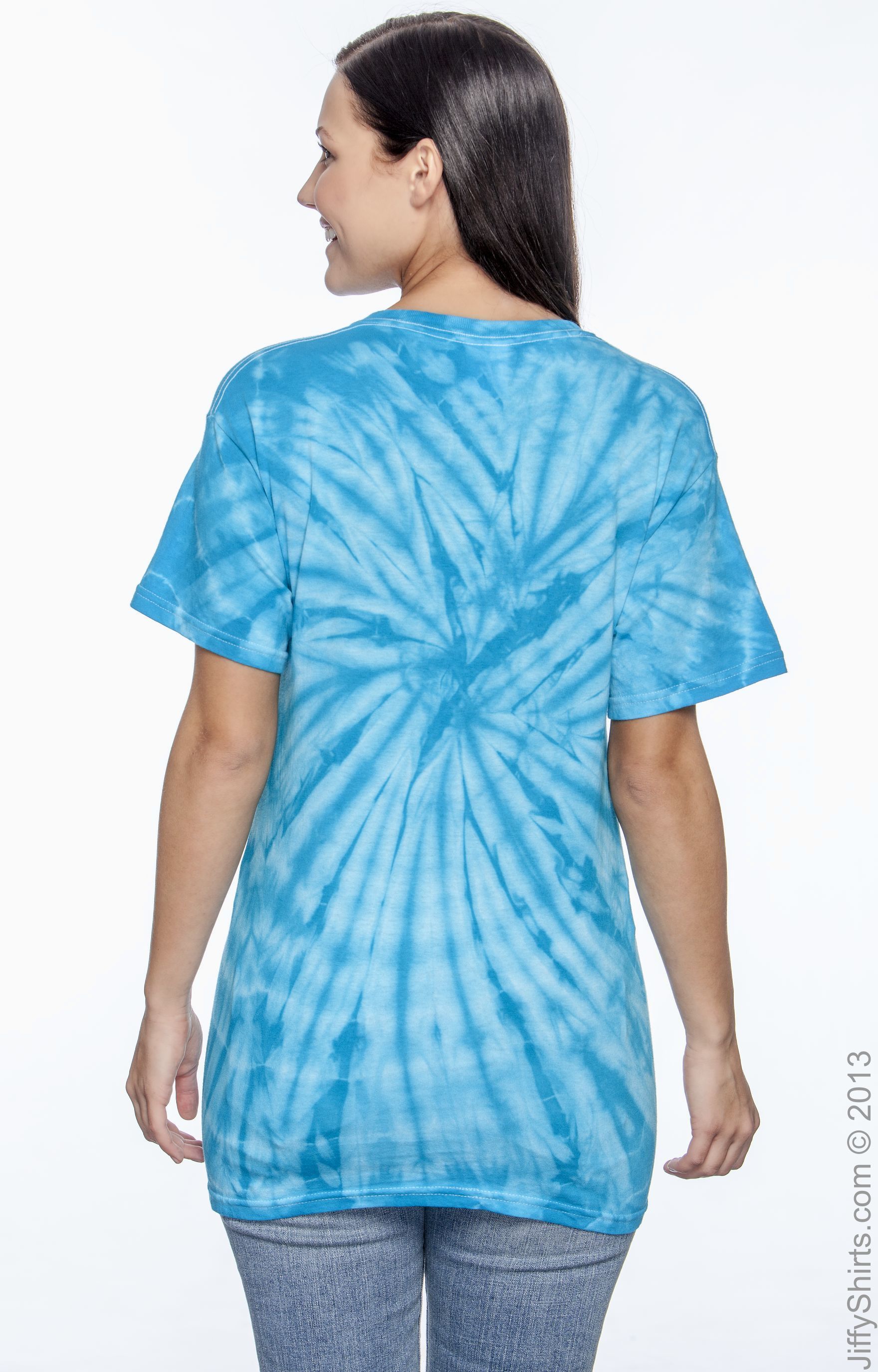 Unisex 100% Cotton Spider T-Shirt - Spider Turquoise