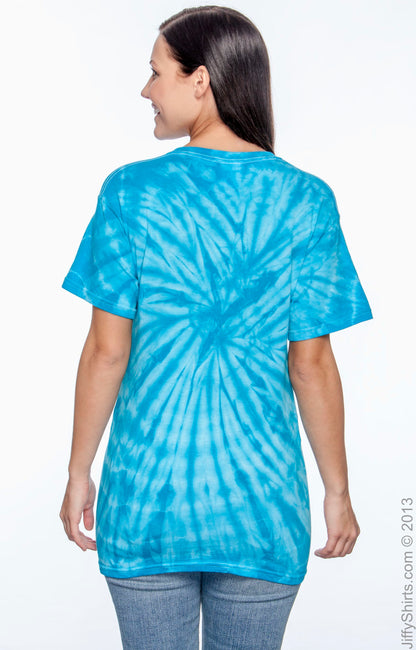 Unisex 100% Cotton Spider T-Shirt - Spider Turquoise