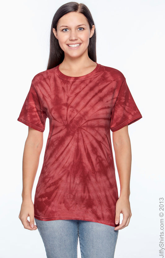 Unisex 100% Cotton Spider T-Shirt - Spider Red