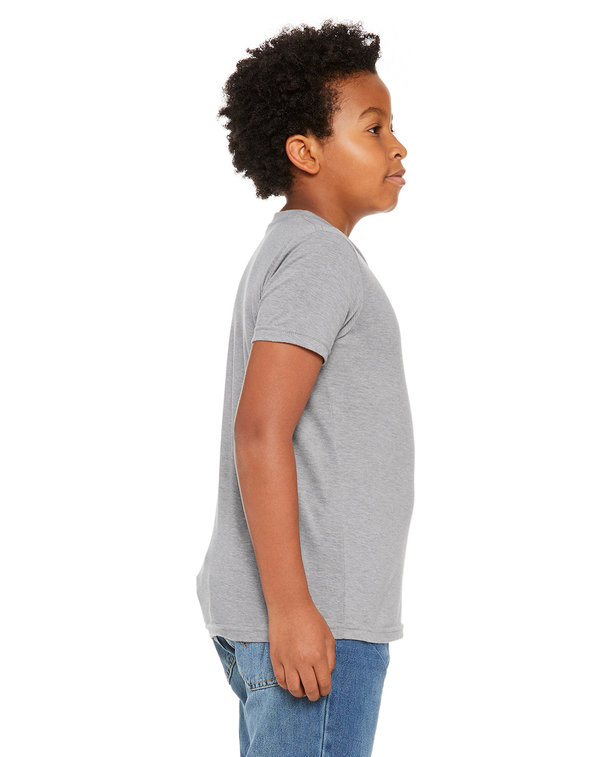 Youth Triblend Short-Sleeve T-Shirt - Athletic Gray Triblend