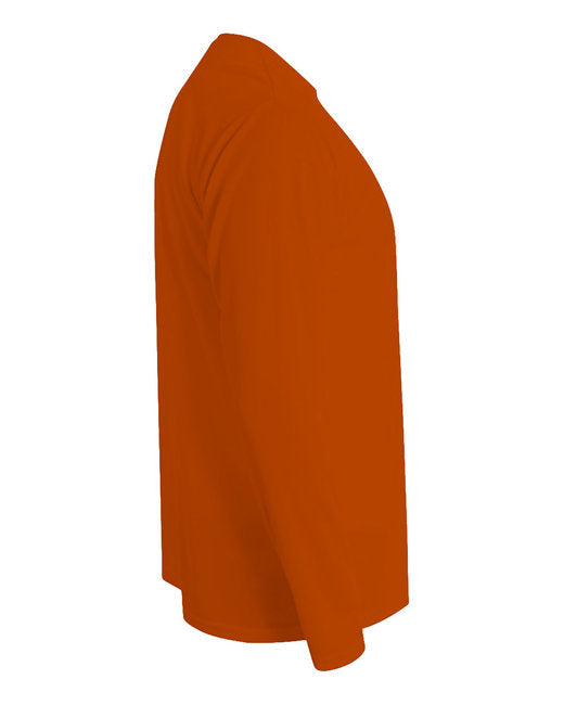 Men's Cooling Performance Long Sleeve T-Shirt - Burnt Orange