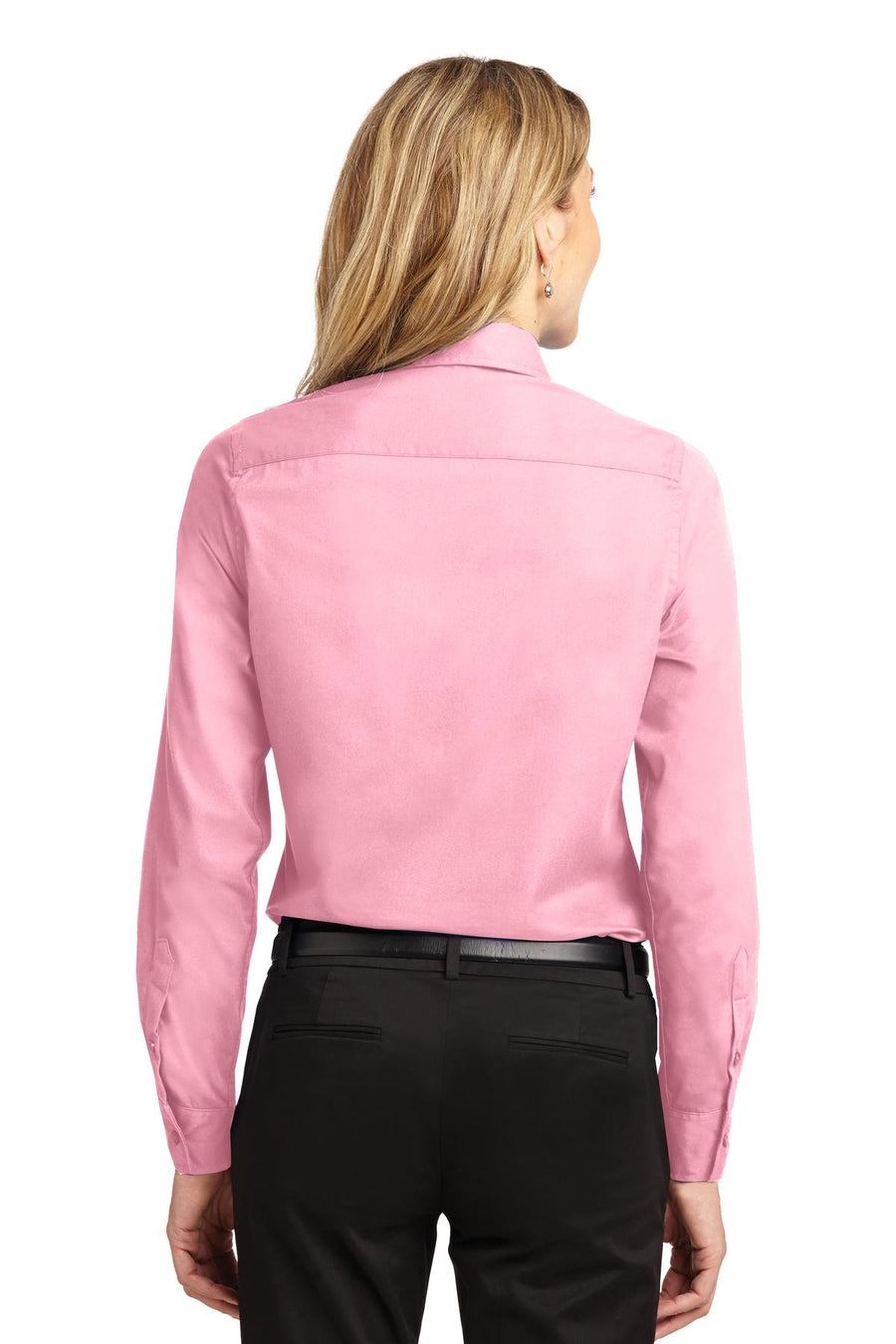Women's Long Sleeve Easy Care Shirt - Light Pink