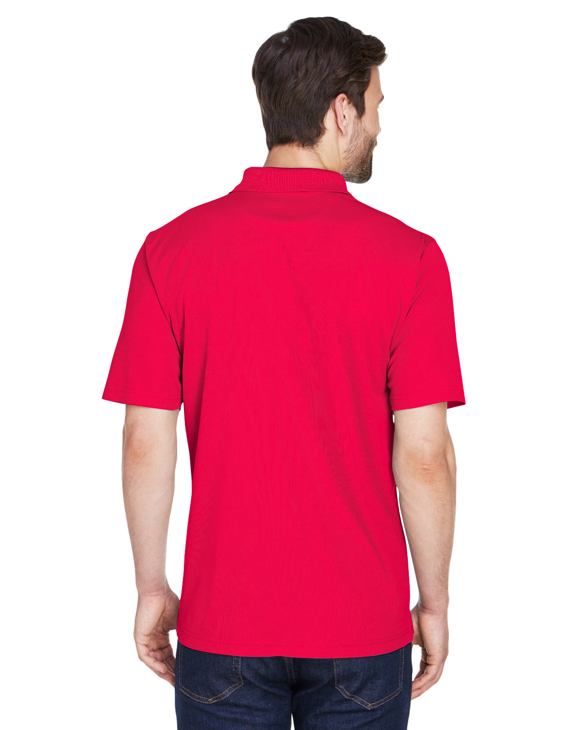 Men's Cool & Dry Mesh Piqué Polo - Red