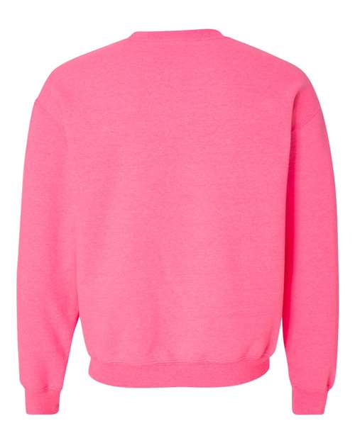 Gildan 18000 Safety Pink — back