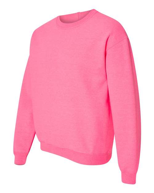 Gildan 18000 Safety Pink — side
